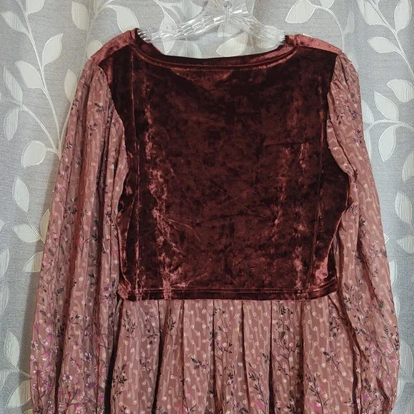 Ivy Jane Velvet and Chiffon Women's Top size L - Picture 8 of 10